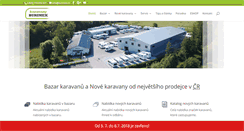 Desktop Screenshot of karavany.burimex.cz