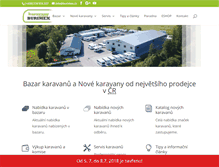 Tablet Screenshot of karavany.burimex.cz